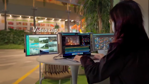 【Local Warehouse】ZOOMEDIN 14" 1080P Horizontal Dual-screen Extended Portable Monitor for Laptops with USB-C Port Plug and Play 100% SRGB Dual Speakers Extender Display.for Windows/Mac/Switch/PS5