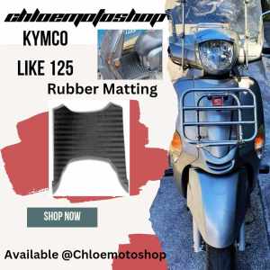 kymco like 125 high-quality scratch Proof pure rubber