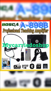 Bosca A-898B Professional Teaching Amplifier with headset microphone remote control USB Bluetooth TF card MP3 support