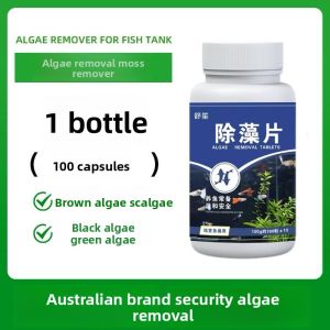 MONLEYTA | Fish Tank Algae Remover Tablets Brown Algae Green Algae Clearing Agent Aquatic Plant Removal Fish Safe Water Treatment