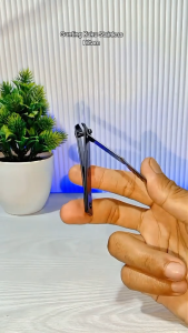 Paket 2in1 Gunting Kuku Hitam Super Tajam Stainless Steel Plus Kikir Kuku