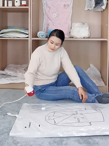 SG in Stock Wireless Vacuum Storage Bag Pump 1200mAh Rechargeable Air Pump Suitable for 99% of Vacuum Storage Bag