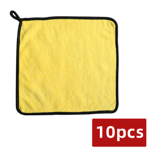 PINMOAP 1/3/5/10PCS Microfiber Towels For Cleaning Absorbent Car Wash Cloth Soft Dusting Rag Fit Home Kitchen Auto Motorcycle