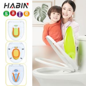 ฝาชักโครก2in1 ฝารองนั่งชักโครกแม่และเด็ก ออกแบบพิเศษ ฝารองชักโครก ฝารองนั่งชักโครกเด็ก มี Slow ฝาลดแรงกระแทก มี 3 รูปแบบ ทรง O/V/U สินค้าพร้อมส่ง