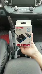 120W Car Socket Cigarette Lighter Fast Charge 3 Way 12-24V Car Charger & 3 USB Car Charger Splitter Power