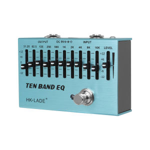 IRIN AN-40 Controller Equalizer 10 Band Electric Guitar Pedal Effect EQ Pedals True Bypass Guitar Bass Parts & Accessories