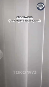 CROSSWOOD - GANTUNGAN DASI BELT SCARF tie hanger tie organizer tie storage