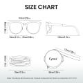 [Local] Cyxus Foldable Polarized Sunglasses for Women Portable Lightweight Folding Sun Glasses UV Protection Day-View Sunscreen Protective Flexible TR Frame Outdoor Travel Unisex 1019. 