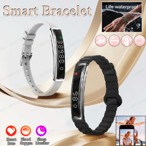 New Sports Waterproof Smart Band Bracelet Gesture Control Heart Rate Blood Oxygen Sleep Monitor Pedometer Screen Smartwatch 2025