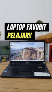 Laptop Murah 3 Jutaan - Asus E410KA-CL464 [Celeron N4500 | 4GB | 64GB eMmc + 128GB SSD | Intel HD Graphics | 14\" FHD | Windows 11 Original | Garansi 1 Tahun]