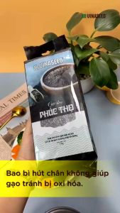 Gạo Lứt đen Phúc Thọ 1kg dành cho người giảm cân thực dưỡng ăn kiêng tiểu đường béo phì - Vinaseed