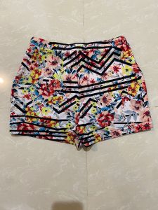 celana pendek wanita corak bunga / hotpants cewek dewasa short pants girls