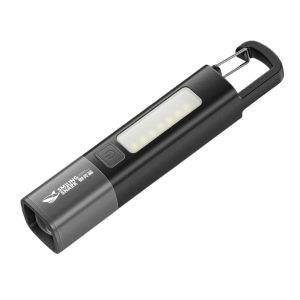 [VOS] Camping Powerful Flashlight USB Charging Ultra Bright LED Torch 300LM Zoomable Emergency Lantern Power Bank for Outdoor Hiking Fishing