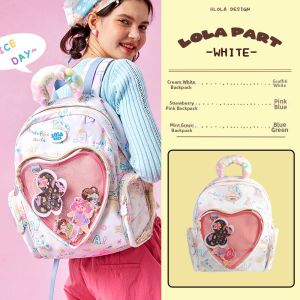 LOLA DESIGN | Cute Original Heart Backpack Large Capacity