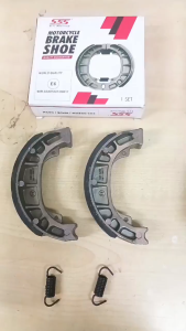SSS BRAKE SHOE (LINNING) FOR HONDA C70/GBO/EX5/DREAM/WAVE100/110 @ YAMAHA LC135  100% ORIGINAL