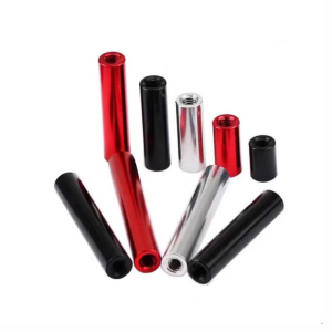 Aluminum alloy M3 red black sliver 10mm~40mm long round aluminum standoff Column rods Round Aluminum Spacer for RC multirotor