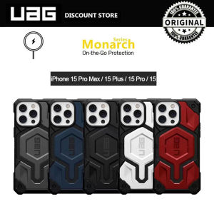 UAG Monarch Pro Series with MagSafe Case for iPhone 15 Pro Max / iPhone 15 Plus / iPhone 15 Pro Phone Case Built-in Magnet Compatible with MagSafe Charging Rugged Shockproof Dropproof Premium Protective Cover | Authentic Original