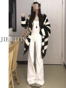 High Waist Flared Jeans Womens Loose Fit Comfortable Straight Leg High Rise Denim Pants for Tall Ladies 175-185