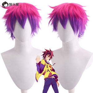 Trang Phục Cosplay Rainbow White Shiro No Game No Life Touhou Kawaii Cosplay Wig Trang Phục Người Hùng Cho Nữ
