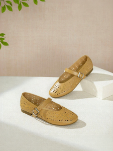 Summer Lace-up Peep Toe Mary Jane Shoes