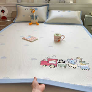 Suxuan | Baby Grade Coolness Dotted Straw Mat Soft Bed Skirt Washable
