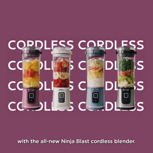 [In stock]Portable blender capacity 530 milliliters can crush ice cubes can be charged via USB-C data cable lightweight made of BPA-free material: BC151SM