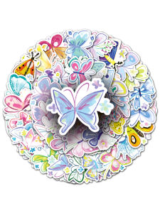 Cute Animal Butterfly Graffiti DIY Decoration Mobile Phone Case Album Tablet Water Cup Luggage Box Scrapbooking Stickers