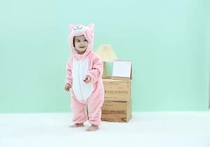 Winter Baby Boys Girls Romper Infant Jumpsuit Newborn Unicorn Hooded Toddler Baby Onesie Overalls Cute Panda Cosplay Costumes