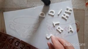 Cetakan coklat silikon / Cetakan silikon angka / Cetakan silikon abjad / Cetakan huruf silikon