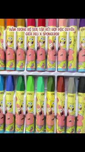 Bút Sáp Màu Dầu Bọt Biển Deli EC218 - 12/18/24 Màu Tươi Sáng An Toàn Tô Màu Vẽ Tranh Mỹ Thuật