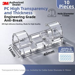 3M | Self-Adhesive No-Drill Wire Organizer Clips