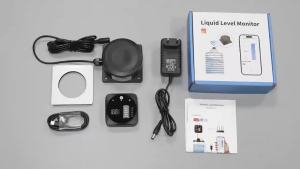 Fabo | Ultrasonic Tank Level Sensor Tuya WiFi RF433MHZ liquid level Monitor Alarms APP Remote Control Indoor Household Alarm