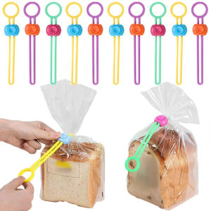 Silicone Sealing clip Food Snack Bread Sealing Freshness Sealing Clip Adjustable Clip Portable Data Cable Storage Kitchen Gadget