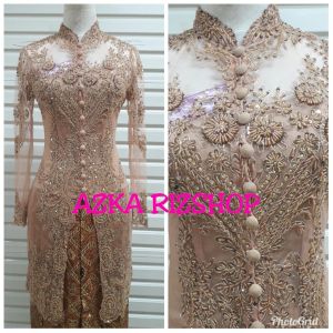 atasan kebaya pesta model tunik + longtorso