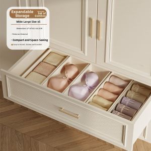 AMU·PIGGY | Adjustable Storage Box Drawer Organizer