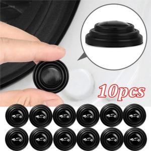 10Pcs Car Door Anti-shock Pad Hood Trunk Anti-collision Silicone Adhesive Sticker Mat Auto Anti-Noise Buffer Gasket