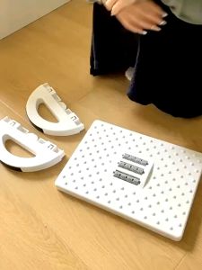 ที่พักเท้าใต้โต๊ะ ลูกกลิ้งนวดเท้า มีแผ่นกันลื่น เพื่อสุขภาพ แก้อาการเมื่อยล้าจากการนั่งทำงาน /2111