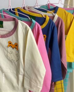Setelan Anak Perempuan Baju Tidur Motif Hamster LESSON
