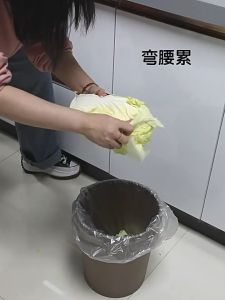 Thùng Rác Nắp Lật Gắn Tường Cỡ Lớn Tiện Dụng Cho Nhà Bếp- Nhà Vệ Sinh E2236