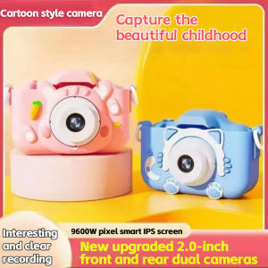 Kids Mini Camera Dual 9600W pixels  Lens Front And Back Kids Digital Camera HD Camera Video Toy Shockproof Child Camera Photography