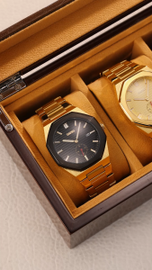 Jam Tangan Pria Analog SKMEI 9262 Silver Black Water Resistant 30M