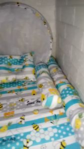 New!! 1Set kasur bayi kelambu/Kasur bayi lengkap/kasur bayi newborn/Kasur bayi set kelambu lepas-pasang/kasur bayi terbaru murah/kasur bayi bantal guling anti peyang/kelambu anti nyamuk/perlengkapan bayi tidur nyaman/matras bayi-furniture
