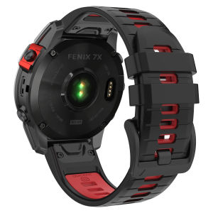 22mm 26mm QuickFit Silicone Strap for Garmin Fenix 7X 7 Pro 6 6X 5 5X Fenix8 Epix Gen2 47mm 51mm Enduro3 Tactix Watch Wrist Band