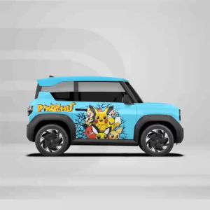 Tem dán xe VF3 - Decal Sticker dán xe - Ds Decal- 2 bên