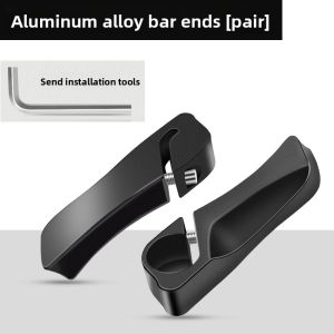 Aluminum Alloy Mountain Bike Auxiliary Handlebar Sheep Horn Goat Horn Rubber Grip Cover Cycling Equipment Accessories