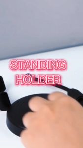Phone Holder Tempat Dudukan Hp Live Video Call Phone Holder Standing L7 Tongsis Selfie Panjang warna hitam Lazypod