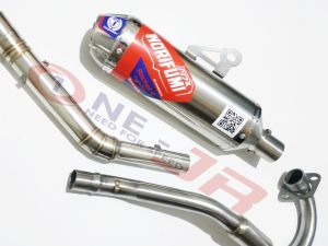 TERBARU KNALPOT NORIFUMI ROCKET 4 BOR UP CRF 150 L KLX 150 WR 155 & DTRACKER 150 SE