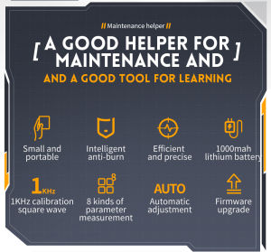 FNIRSI-138 dso152 cầm tay Pocket-Size bộ dao động sóng kỹ thuật số 2.4 "TFT được hàn linh kiện dán + Acrylic DIY trường hợp bìa Shell