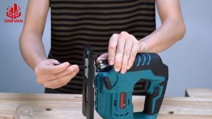 ONEVAN Brushless Electric Jig Saw Cordless Electric Curved Saw 5 Speed 3 Position Woodworking Tool for Makita 18V Battery