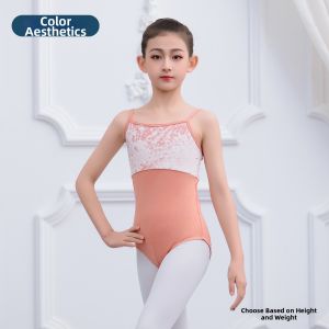Trainbo | Velvet Strap Cross-Crotch Ballet Leotard